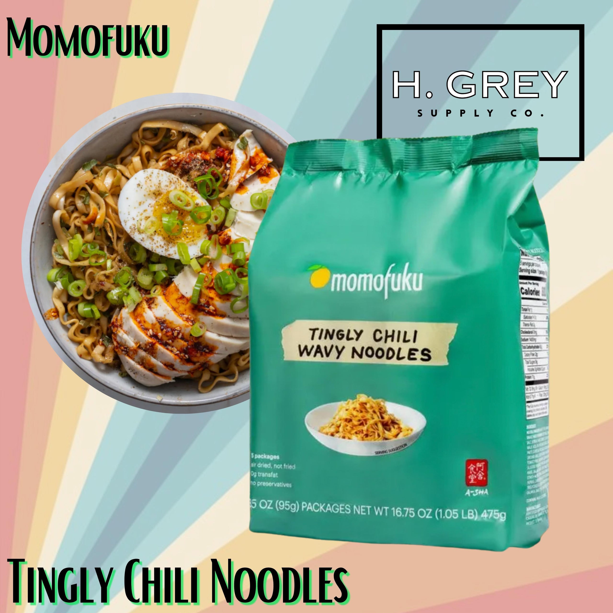 Momofuku Tingly Chili Noodles H. Grey Supply Co. LLC